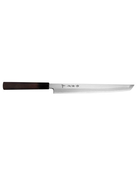 Sakimaru takohiki 27cm japans handgemaakt mes Sakai Takayuki Ginsankou