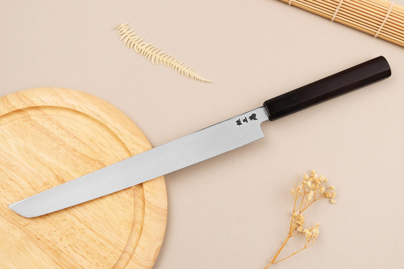 Sakimaru takohiki 27cm japanese handmade knife Sakai Takayuki Ginsankou