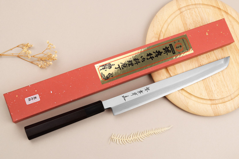 Sakimaru takohiki 27cm japanese handmade knife Sakai Takayuki Ginsankou