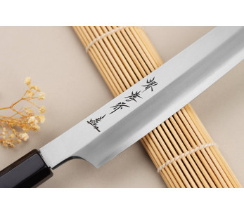 Faca yanagiba kiritsuke 27cm japonês artesanal Sakai Takayuki Ginsankou 2