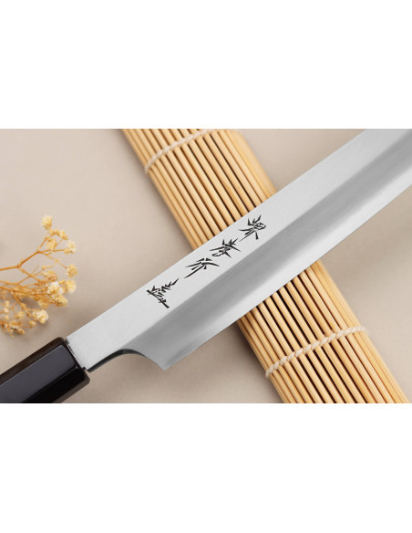 Yanagiba veitsi kiritsuke 27cm japonais artisanal Sakai Takayuki Ginsankou Ginsankou