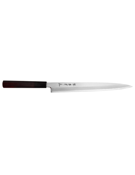 Cuchillo yanagiba 27cm japonais artisanal Sakai Takayuki Ginsankou