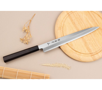 Yanagiba kniv 27cm japonais artisanal Sakai Takayuki Ginsankou 2