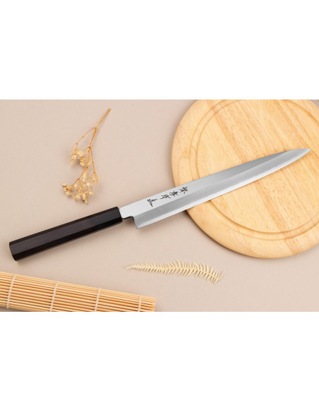 Yanagiba messer 27cm japonais artisanal Sakai Takayuki Ginsankou