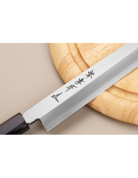 Yanagiba kniv 27cm japonais artisanal Sakai Takayuki Ginsankou
