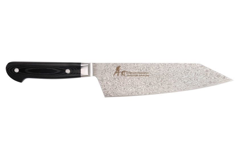 Couteau kengata 19cm Japanisch Sakai Takayuki Coreless Damast 70 Liegestühle