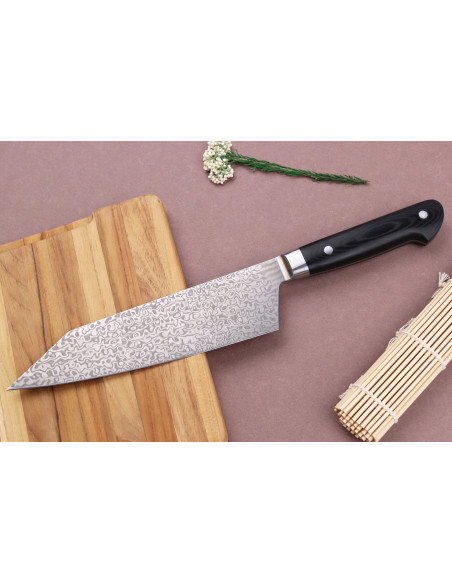 Couteau kengata 19cm giapponese Sakai Takayuki Coreless Damasco 70 couches