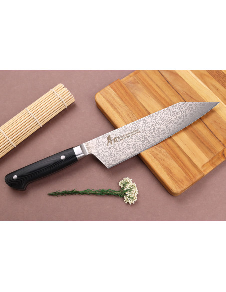 Couteau kengata 19cm japonés Sakai Takayuki Damasco sin núcleo
