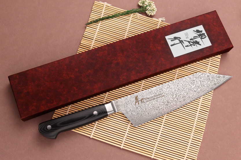 Couteau kengata 19cm giapponese Sakai Takayuki Coreless Damasco