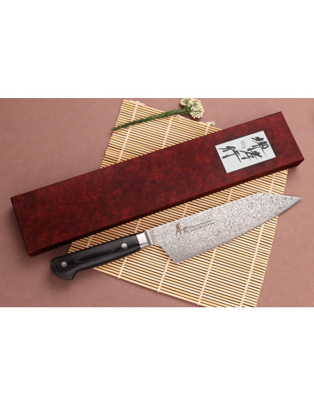 Couteau kengata 19 cm japansk Sakai Takayuki kjernefri damaskus