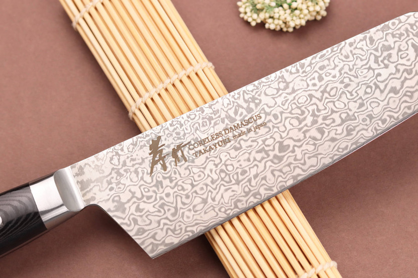 Couteau kengata 19cm Japonês Sakai Takayuki Damasco sem núcleo