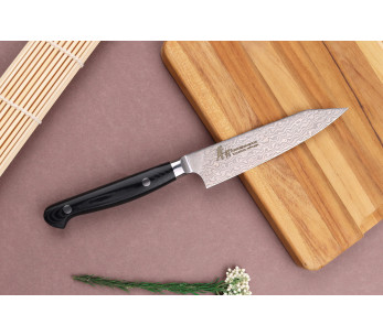 Colhedor de cerejas Faca universal 12cm Japonês Sakai Takayuki Damasco sem núcleo 2