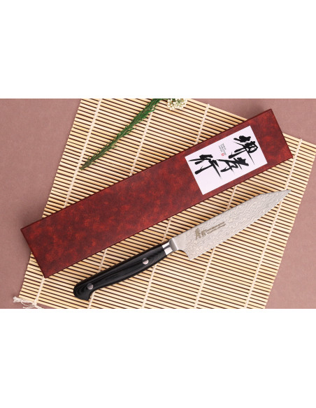 Yleisveitsi kirsikanpoimija 12cm Japanilainen Sakai Takayuki Coreless Damascusta