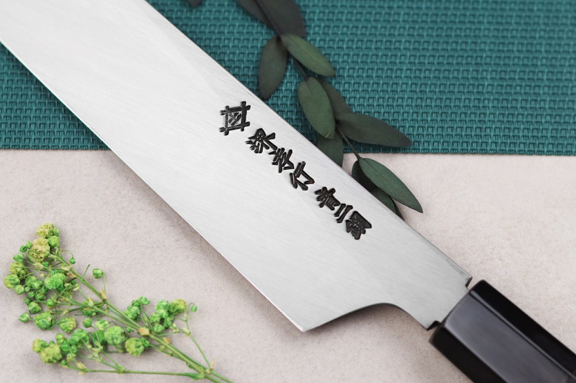 Estojo sakimaru yanagiba 30cm japonês artesanal Sakai Takayuki Genbu