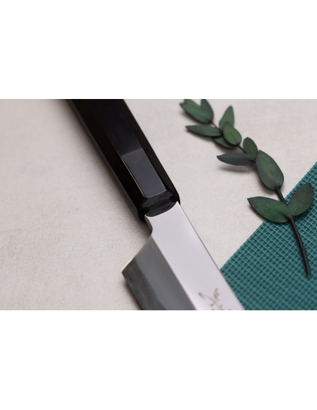 Couteau sakimaru yanagiba 30cm japonais artisanal Sakai Takayuki Genbu