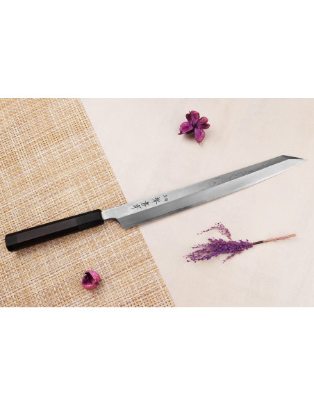 Yanagiba messer kiritsuke 30cm japonais artisanal Sakai Takayuki Seiryu damas