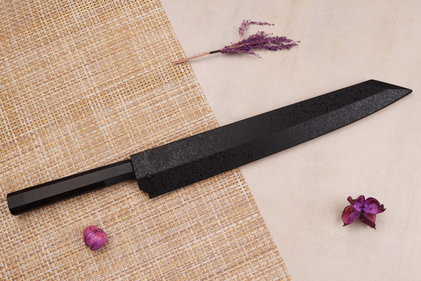 Yanagiba knife kiritsuke 30cm japonais artisanal Sakai Takayuki Seiryu damas
