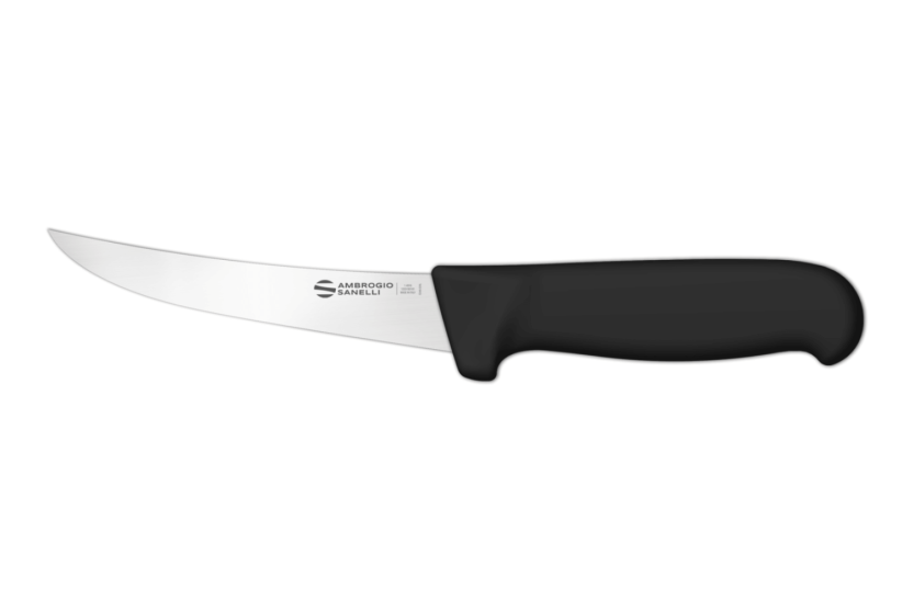 Faca de desossar profissional Ambrogio Sanelli Supra com lâmina curva flexível
