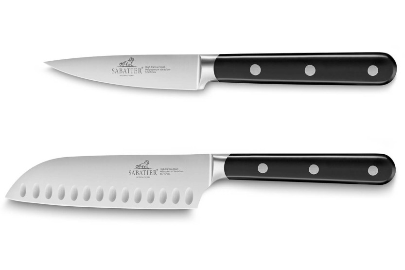 Set di 2 coltelli da ufficio Sabatier International Egide 9 cm + Mini santoku 12 cm