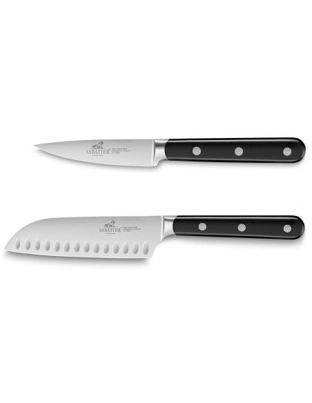 Sabatier International Messerset 2 Messer Egide Office 9cm + Mini Santoku 12cm