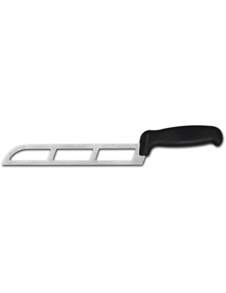 Ambrogio Sanelli Supra black openwork professional cheese knife 22cm