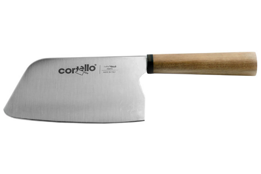 Speciaal 18cm Ambrogio Sanelli Cortello handgemaakt mes met massief walnoten handvat