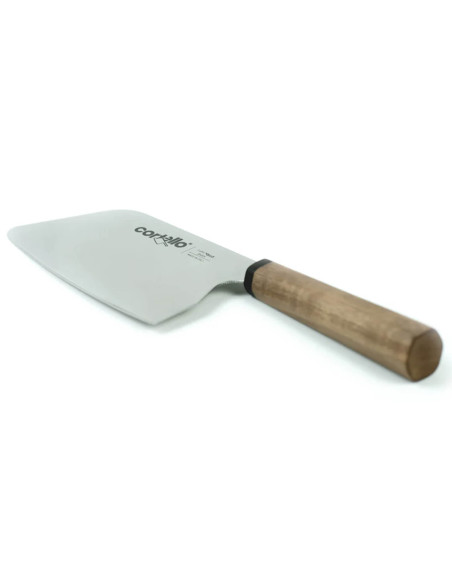 Speciaal 18cm Ambrogio Sanelli Cortello handgemaakt mes met massief walnoten handvat