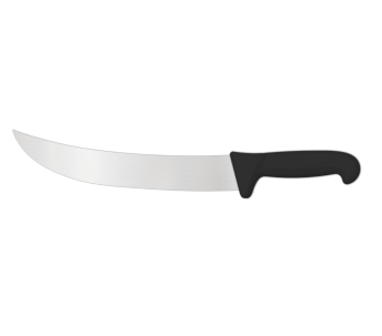 Faca de talhante profissional Ambrogio Sanelli Supra preta de estilo americano
