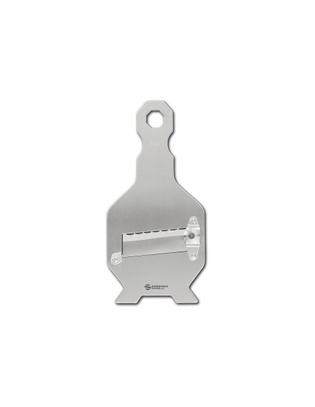mandolina de cocina trufa Ambrogio Sanelli totalmente de acero inoxidable con hoja dentada