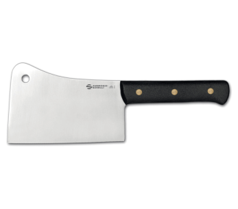 Professionel slagterkniv Ambrogio Sanelli Supra sort nittet