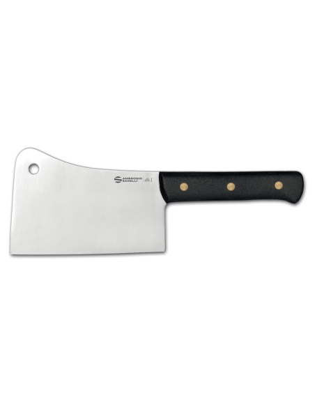 Professionell slaktkniv Ambrogio Sanelli Supra svart nitad