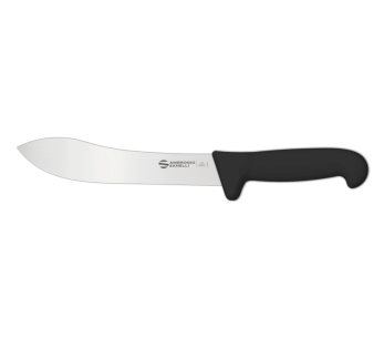 Ambrogio Sanelli Supra svart professionell slaktarkniv