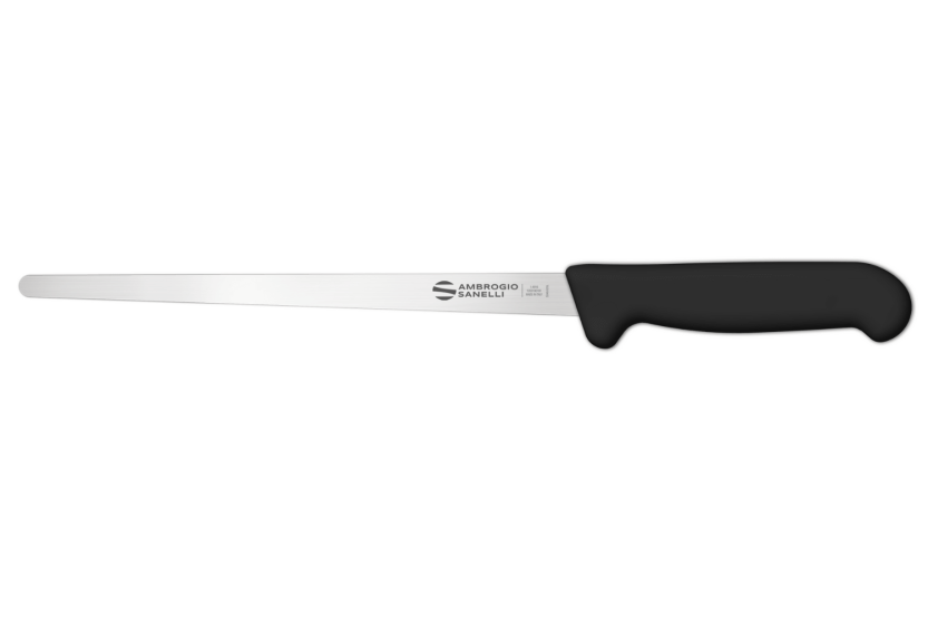 Ambrogio Sanelli Supra ekstra smal sort professionel Slicing kniv kniv 28cm