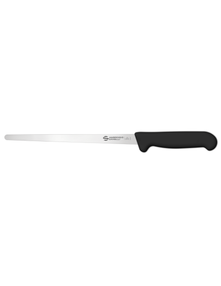 Ambrogio Sanelli Supra extra narrow black professional Slicing knife knife 28cm