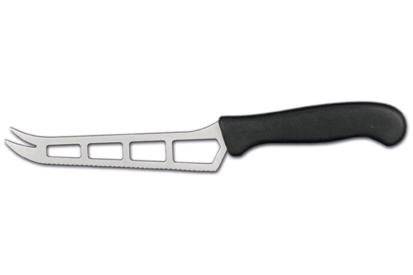 Ambrogio Sanelli Supra negro calado cuchillo profesional para queso 14cm