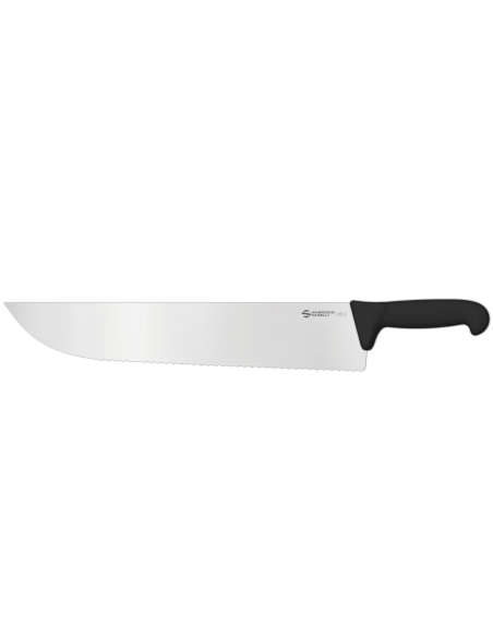 Ambrogio Sanelli Supra nero coltello professionale seghettato per affettare 36 cm