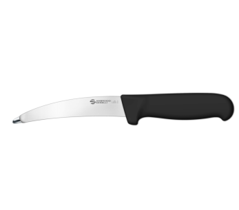 Cuchillo eviscerador profesional Ambrogio Sanelli Supra negro 15cm