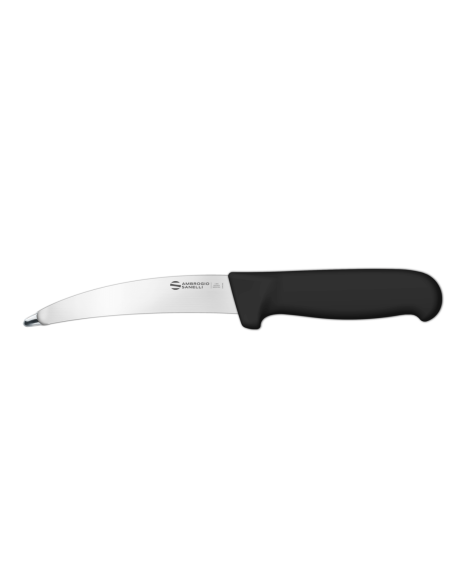 Ambrogio Sanelli Supra nero 15cm coltello da eviscerazione professionale
