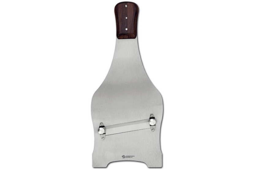 Ambrogio Sanelli Küchenmandoline aus rostfreiem Stahl und Palisandergriff