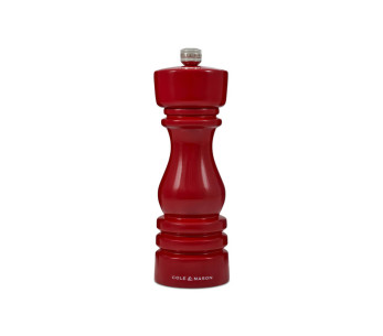 Cole & Mason London Salzmühle rot gloss 18cm