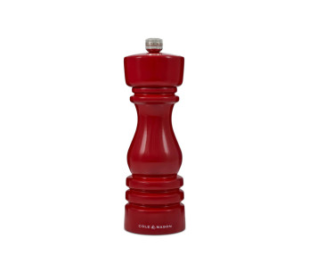 Moinho de pimenta Cole & Mason London vermelho brilhante 18 cm
