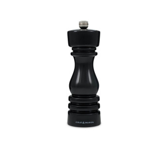 Moinho de sal Cole & Mason London preto brilhante 18 cm
