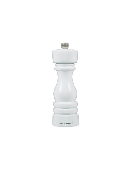 Cole & Mason London macina sale bianco lucido 18 cm