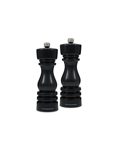 Cole & Mason London set macina sale e pepe nero lucido 18 cm