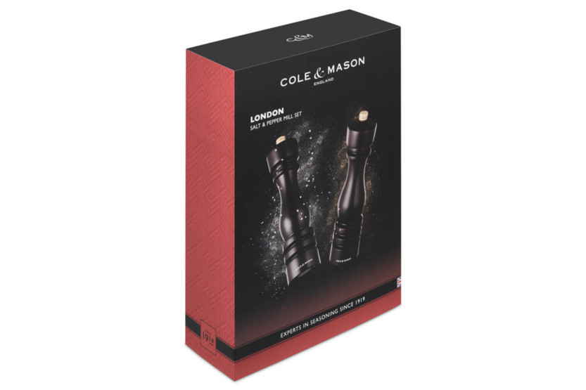 Cole & Mason London suklaa suola- ja pippurimyllysarja 22cm