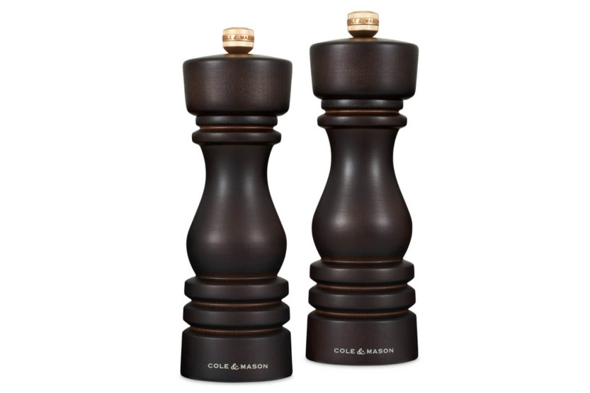 Cole & Mason London set di macina sale e pepe al cioccolato 18 cm