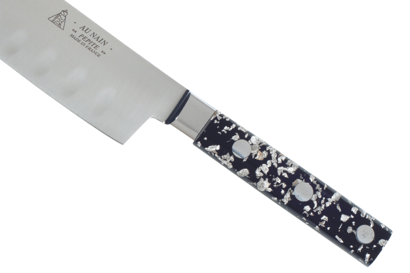Au Nain Pépite santokukniv 20cm med granton eggsmidd blad