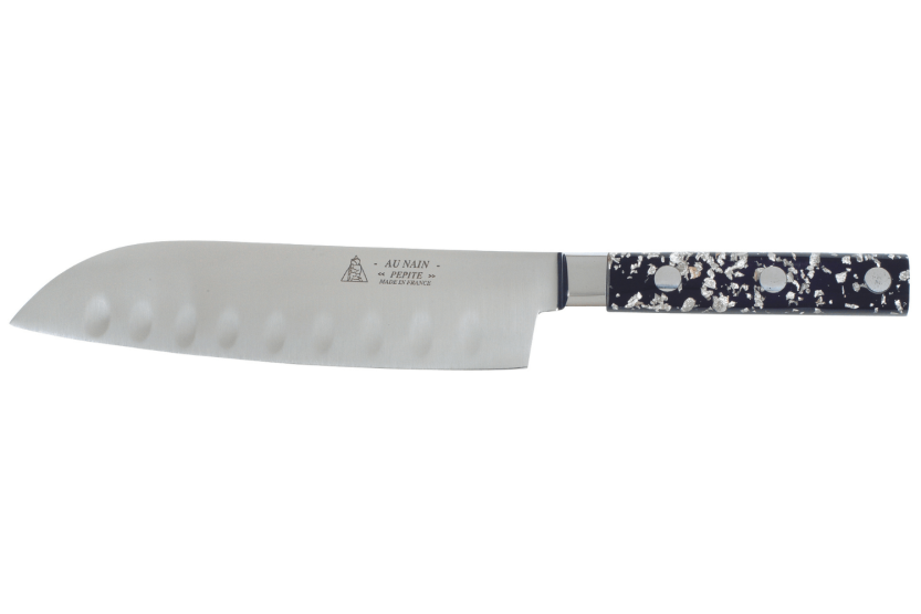 santokumesser Au Nain Pépite geschmiedete Klinge mit mit Kullen20cm