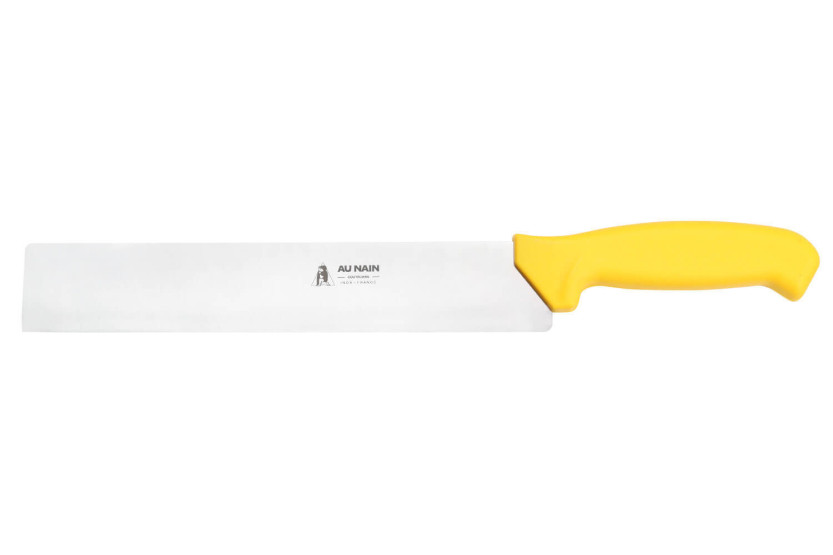 Au Nain Sigma 25 cm ostekniv med ett skaft i gul PP