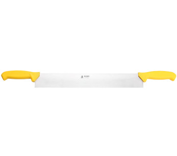 cuchillo para queso Au Nain Sigma 50cm 2 mangos en PP amarillo